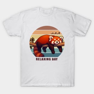 Sleeping Red Panda T-Shirt